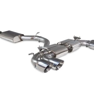 Scorpion Exhaust Resonated Cat/GPF-Back & valves Audi S3 8Y Sportback 2020-2026