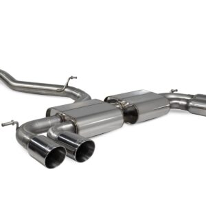 Scorpion Non-res Cat/GPF-Back system Volkswagen Golf R MK8/8.5 GPF Model 2021-2026