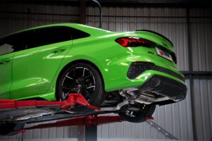 Scorpion Exhaust Non-Res Cat/GPF System With Electric Valves Audi RS3 8Y Saloon 2021-2026