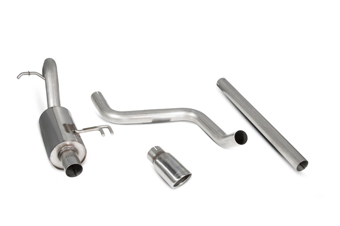 Scorpion Exhaust Non-Resonated Cat-Back System Monaco Tailpipe Mitsubishi Colt Z30 CZC 1.5T 3 & 5 Door 2004-2008