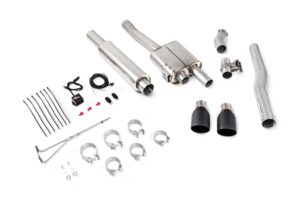 Scorpion Exhaust Tunr Resonated Cat-Back System With Valve Daytona Black Ceramic Tailpipe Mini Cooper S F56 (Non UK/Euro Models) 2014-2024