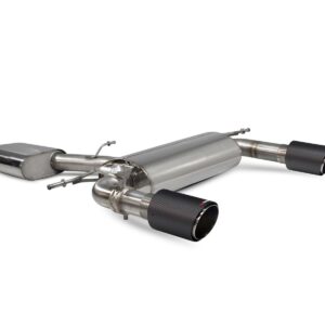 Scorpion Exhaust Res Cat-Back Valved (Black) Audi TT MK3 2.0 TFSi Quattro Coupe Non-GPF Model 2014-2019