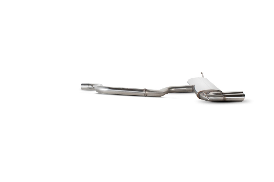 Scorpion Exhaust Non-Resonated Cat-Back System Daytona (twin) Tailpipe Seat Leon 2.0 Fsi 2006-2011