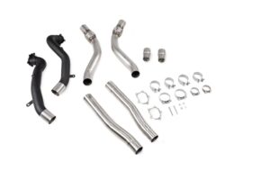 Scorpion Exhaust De-Cat Downpipes With Large Bore Front Pipes Audi RS6 Avant C7 2012-2018