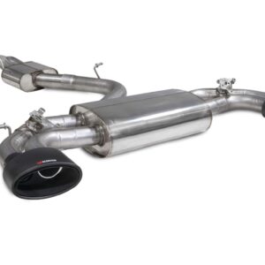 Scorpion Exhaust Resonated Cat/GPF-Back System With Valves Ascari EVO Tailpipe Audi TTRS MK3 Coupe (GPF and Non-GPF Models) 2017-2024