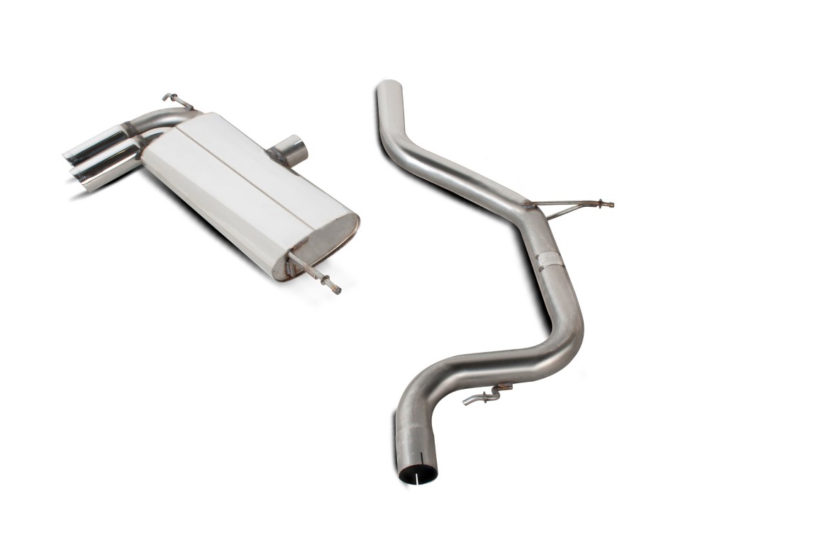 Scorpion Exhaust Non-Resonated Cat-Back System Daytona (twin) Tailpipe Seat Leon 2.0 Fsi 2006-2011