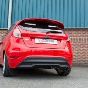 Scorpion Exhaust Res Cat-Back Ford Fiesta EcoBoost 1.0T 100/125/140 PS Zetec S Rear Valance Required 2013-2017