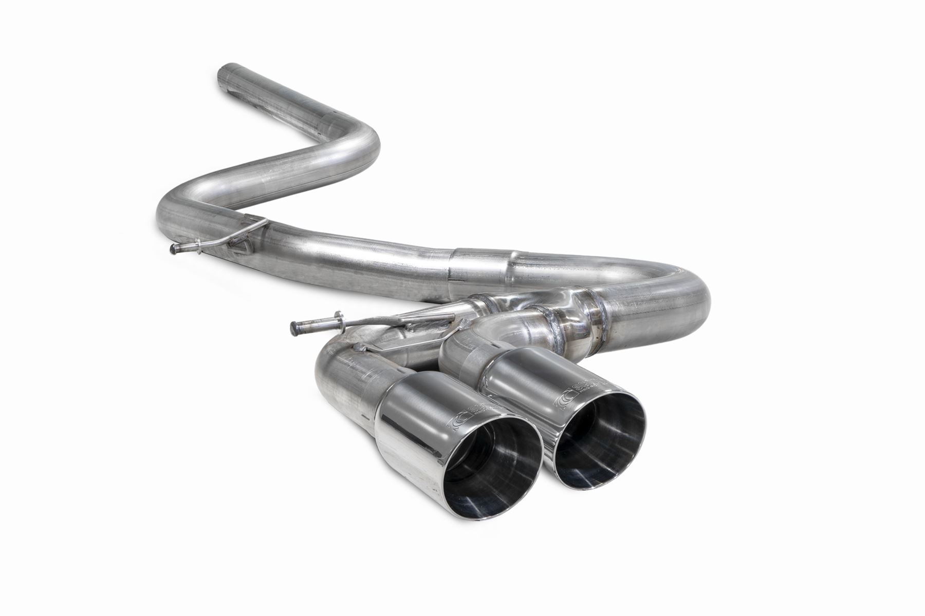 Scorpion Exhaust Cat Back System Polished Trims Volkswagen Golf GTD MK7 185PS 2013-2016