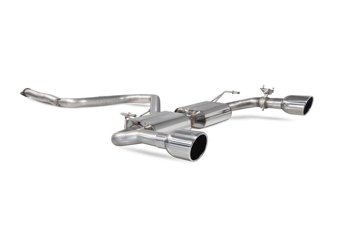 Scorpion Exhaust Non-Resonated GPF-Back With Electronic Valve Indy Tailpipe Hyundai i30N Performance GPF Model 2019-2022