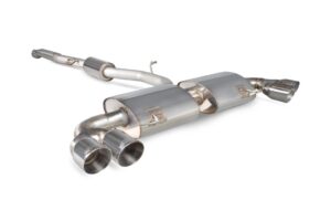 Scorpion Exhaust Resonated Cat-Back System Without Valves Daytona Tailpipe Audi S1 2.0 TFSi Quattro 2014-2018