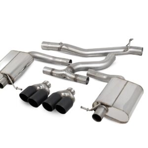 Scorpion Exhaust Non-Res GPF-Back System Black Seat Leon Cupra ST 300 Carbon Edition 2018-2019