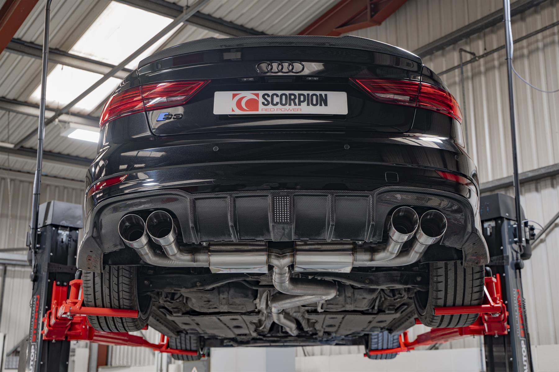 Scorpion Exhaust Non-Res/GPF-Back Without Valves Audi S3 Saloon 8V 2013-2020