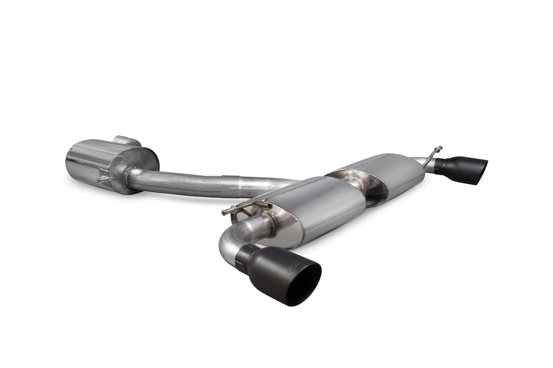 Scorpion Exhaust Resonated Cat-Back System Black Volkswagen Golf GTI Mk6 Edition 35 2009-2013