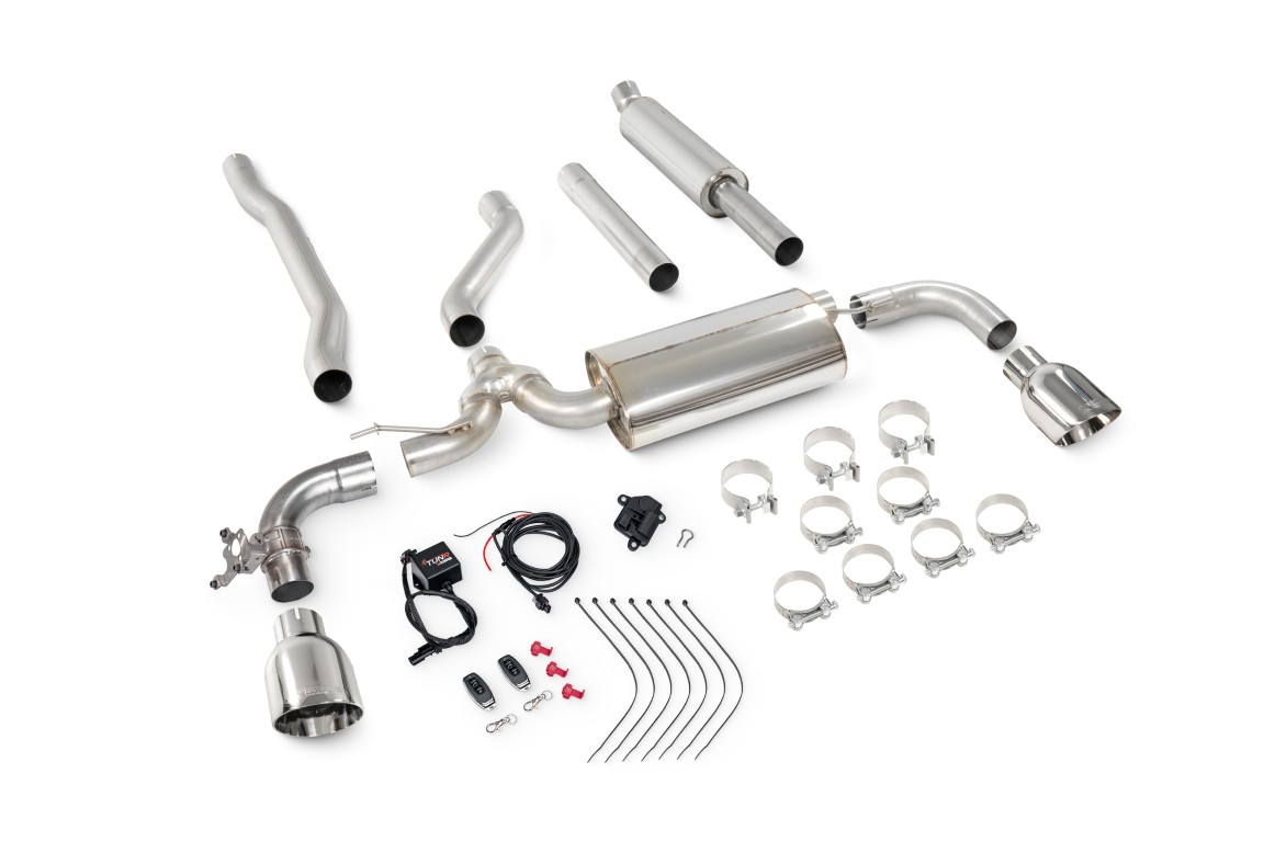 Scorpion Exhaust Tunr Resonated Cat-Back System Daytona Tailpipe Mini Cooper S Clubman F54 Non-GPF Models 2015-2018