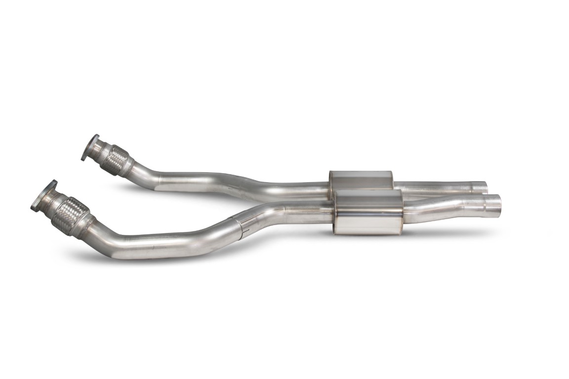Scorpion Exhaust Resonated Front Section Audi S4 B8 3.0 TSFI V6 Quattro Avant 2009-2017