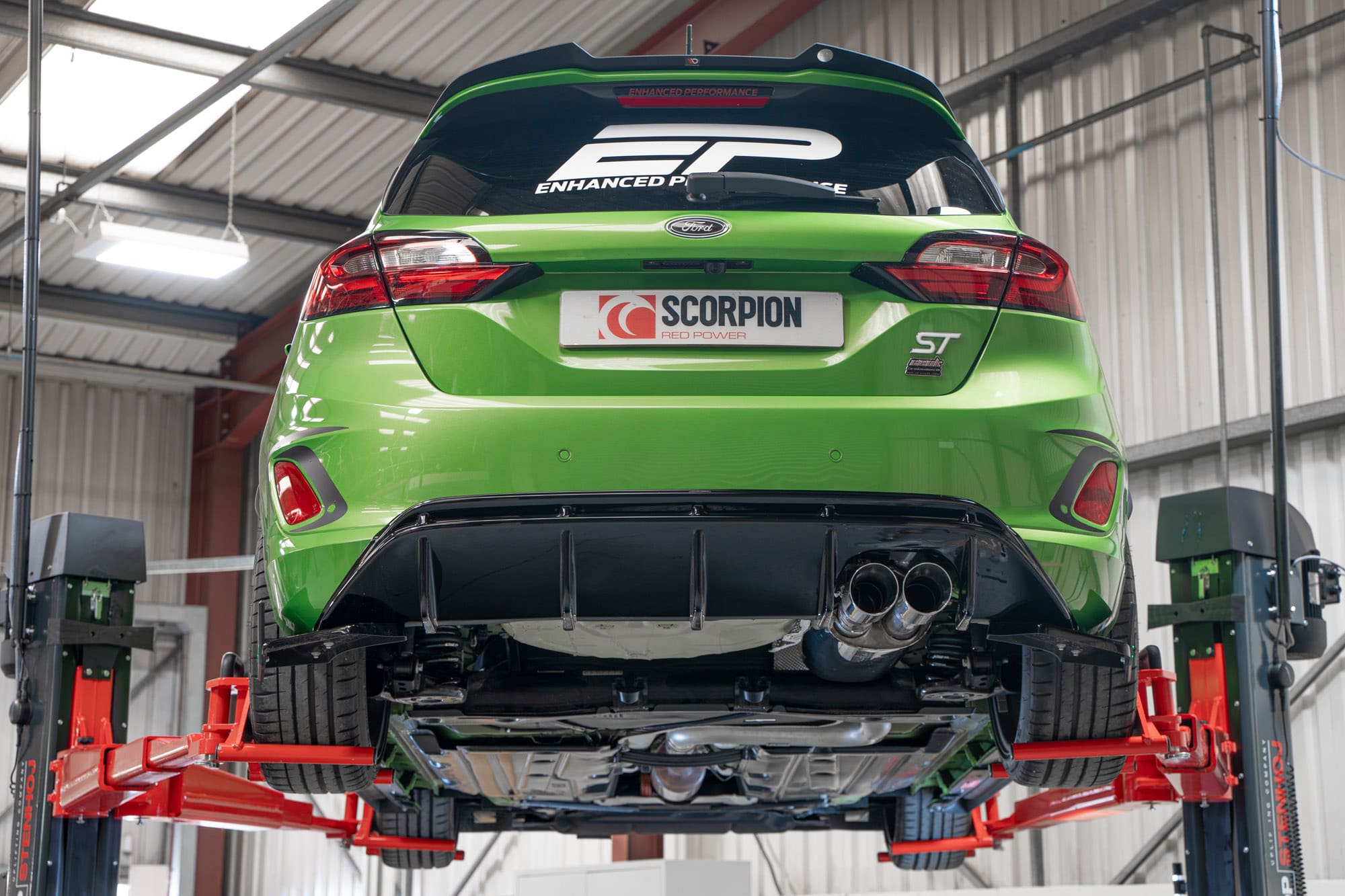 Scorpion Exhaust GPF-Back System With Electronic Valve Daytona Tailpipe Ford Fiesta MK8.5 ST 2022-2024