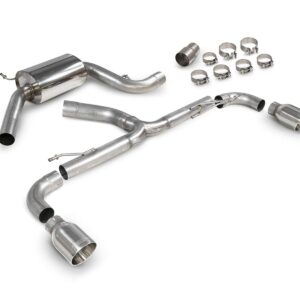 Scorpion Exhaust Resonated Predator Cat Back System Volkswagen Golf GTI MK6 Edition 35 2009-2013