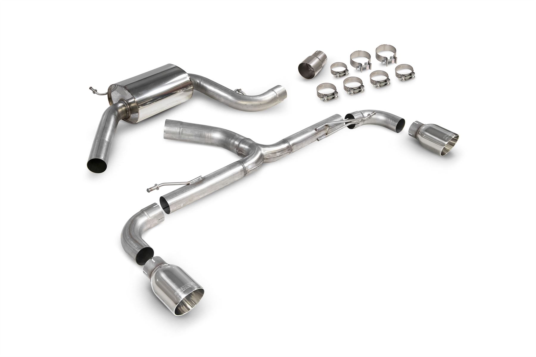 Scorpion Exhaust Resonated Predator Cat Back System Volkswagen Golf GTI MK6 Edition 35 2009-2013