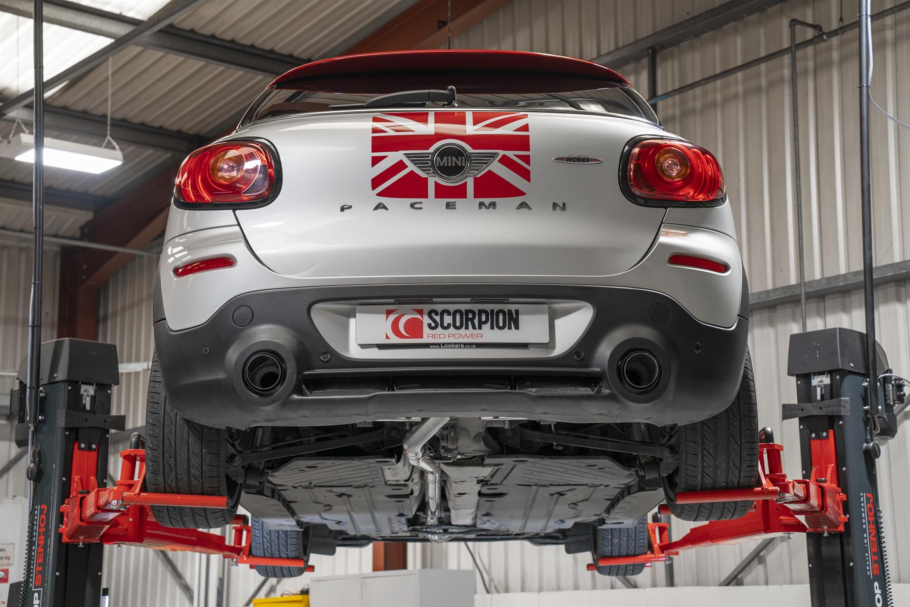 Scorpion Exhaust Carbon Ascari Non-Res Cat-Back Mini Cooper S Paceman R61 2010-2016