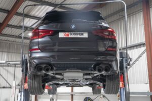 Scorpion Exhaust Half System Valves Carbon Trims BMW X3 M Competition Pre LCI 2019-2021