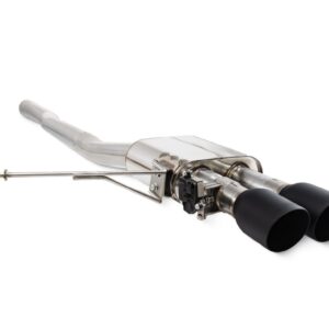 Scorpion Exhaust Tunr Non-Resonated GPF-Back System With Valve Daytona Black Ceramic Tailpipe Mini Cooper S F56 GPF Models 2019-2024