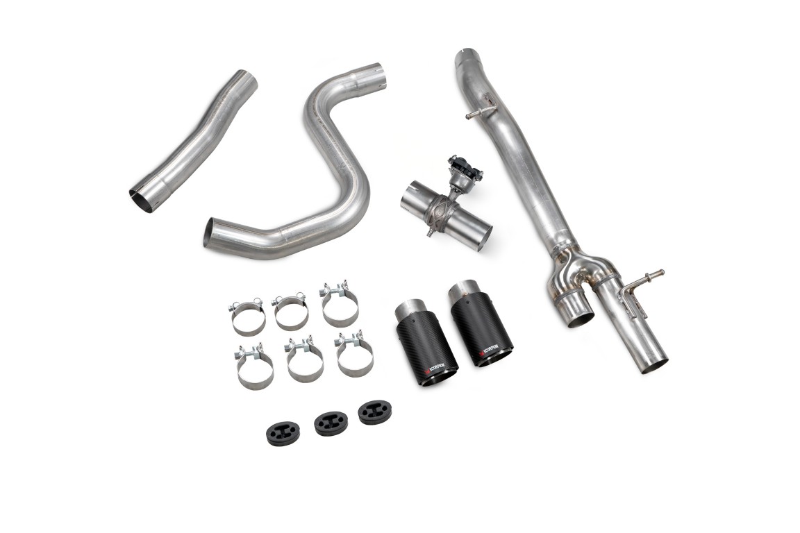 Scorpion Exhaust Predator GPF-Back System With Electronic Valve Ascari Tailpipe Ford Puma ST 2020-2024