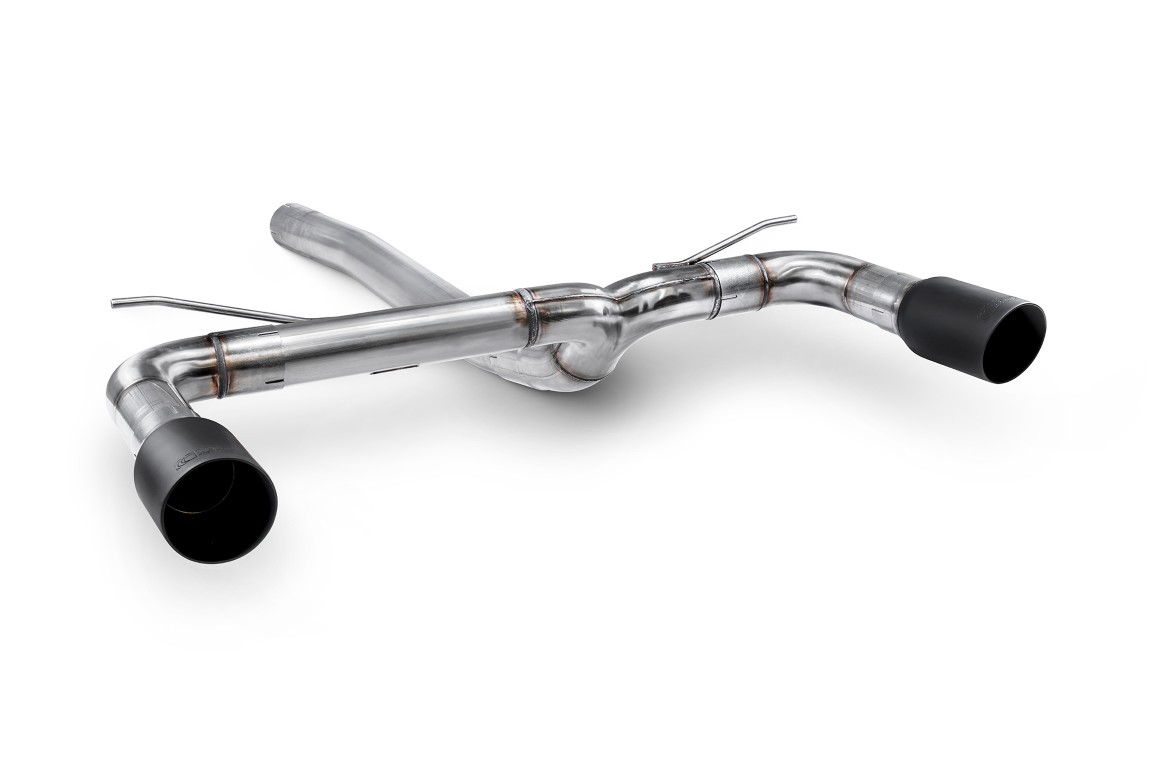 Scorpion Exhaust Non-Resonated Half System Daytona Black Ceramic Tailpipe BMW 335D F30/F31 Including xDrive 2013-2020