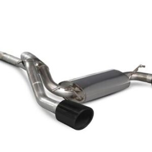 Scorpion Exhaust Cat-Back Non-Valved (Black) Ford Focus MK3 RS Non-GPF Model 2016-2019