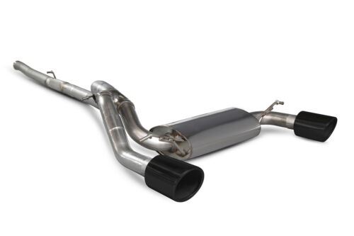 Scorpion Exhaust Cat-Back Non-Valved (Black) Ford Focus MK3 RS Non-GPF Model 2016-2019