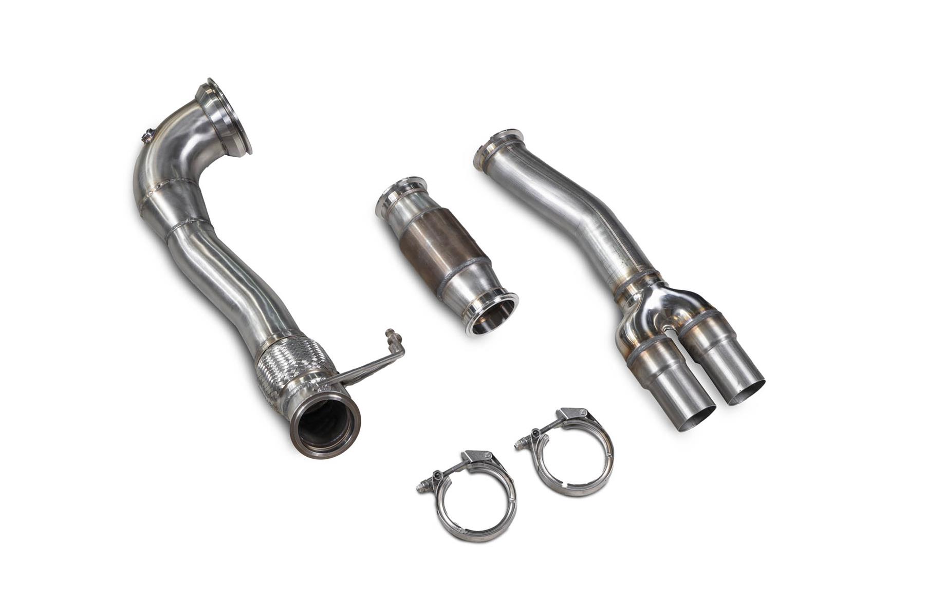 Scorpion Exhaust Downpipe With Sports Catalyst Audi RS3 8V Sportback Pre-Facelift 2015-2017