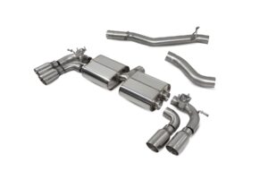 Scorpion Non-res Cat/GPF-Back & valves Volkswagen Golf R MK8/8.5 GPF Model 2021-2026