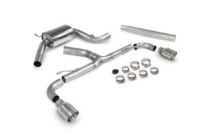 Scorpion Exhaust Resonated Predator Cat-Back System Volkswagen Scirocco R 2009-2017