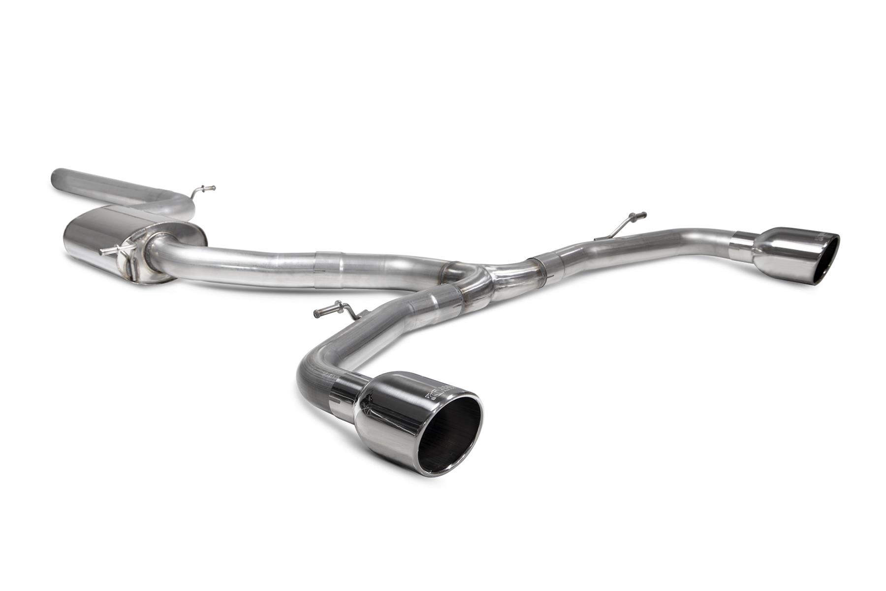 Scorpion Exhaust Non-resonated GPF-back system Volkswagen Golf GTI MK8/MK8.5 2020-2026