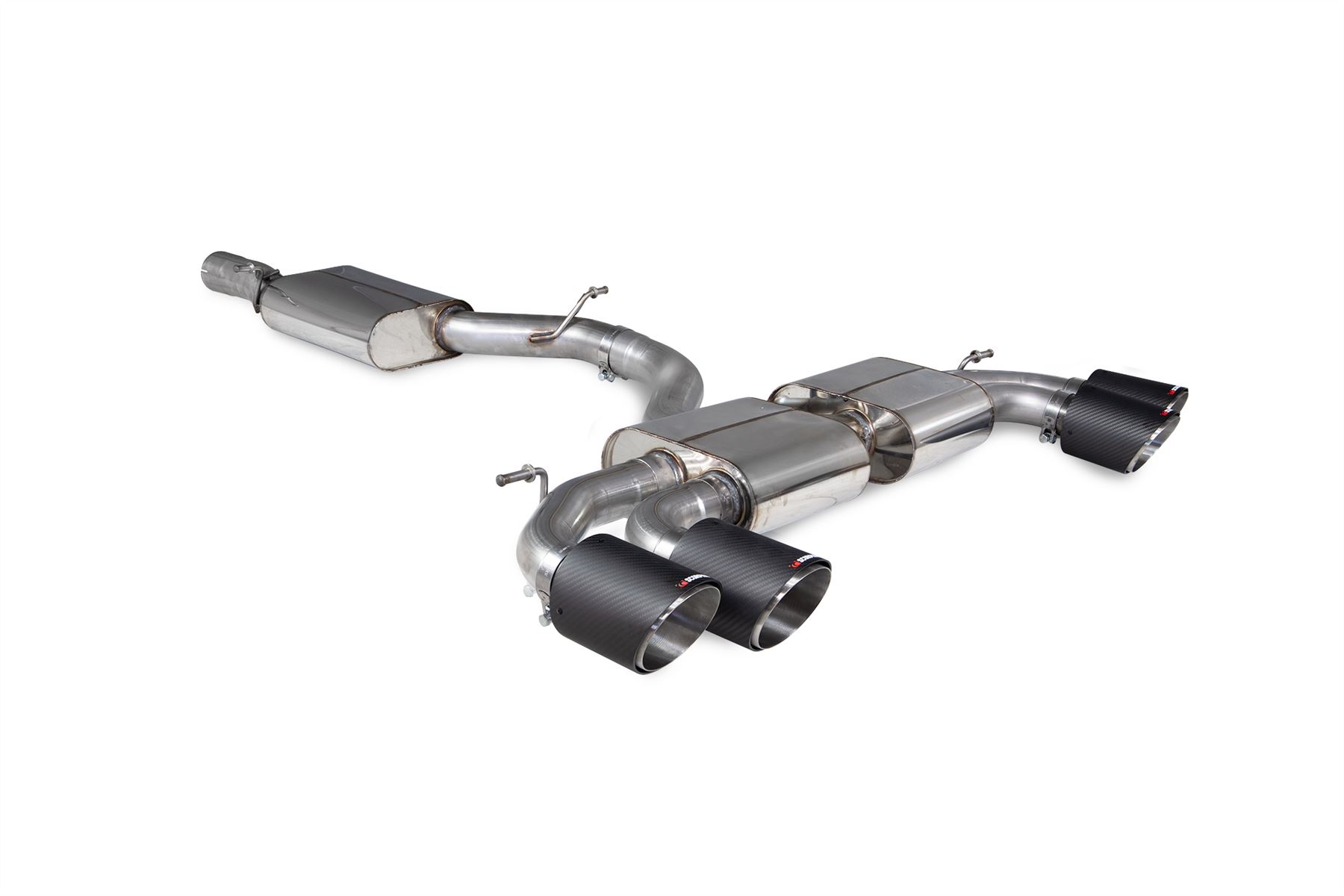 Scorpion Exhaust Resonated Cat/GPF Back System Audi S3 8Y Sportback 2020-2026