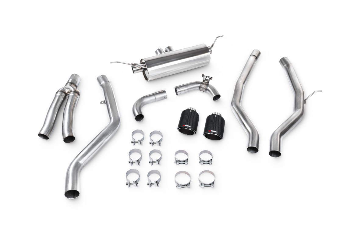 Scorpion Exhaust Cat-Back Carbon Ascari Tailpipe Toyota Supra A90 3.0T ROW Non-GPF Model 2019-2026