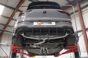 Scorpion Exhaust Non-Res GPF-Back System Volkswagen Golf GTI MK8/MK 8.5 Clubsport 2020-2026