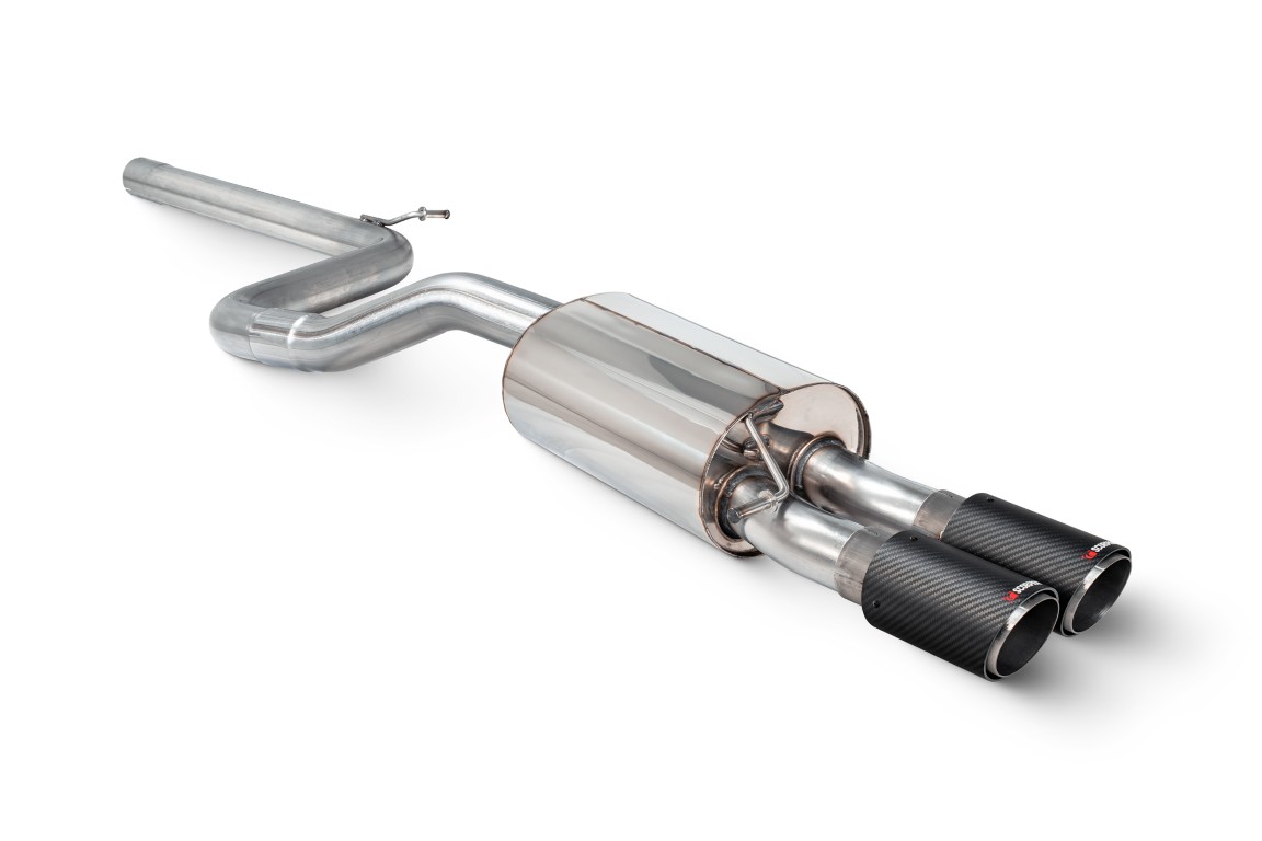 Scorpion Exhaust Non-Resonated GPF-Back System Ascari Tailpipe Volkswagen Polo GTI AW (GPF MODEL) 2018-2026