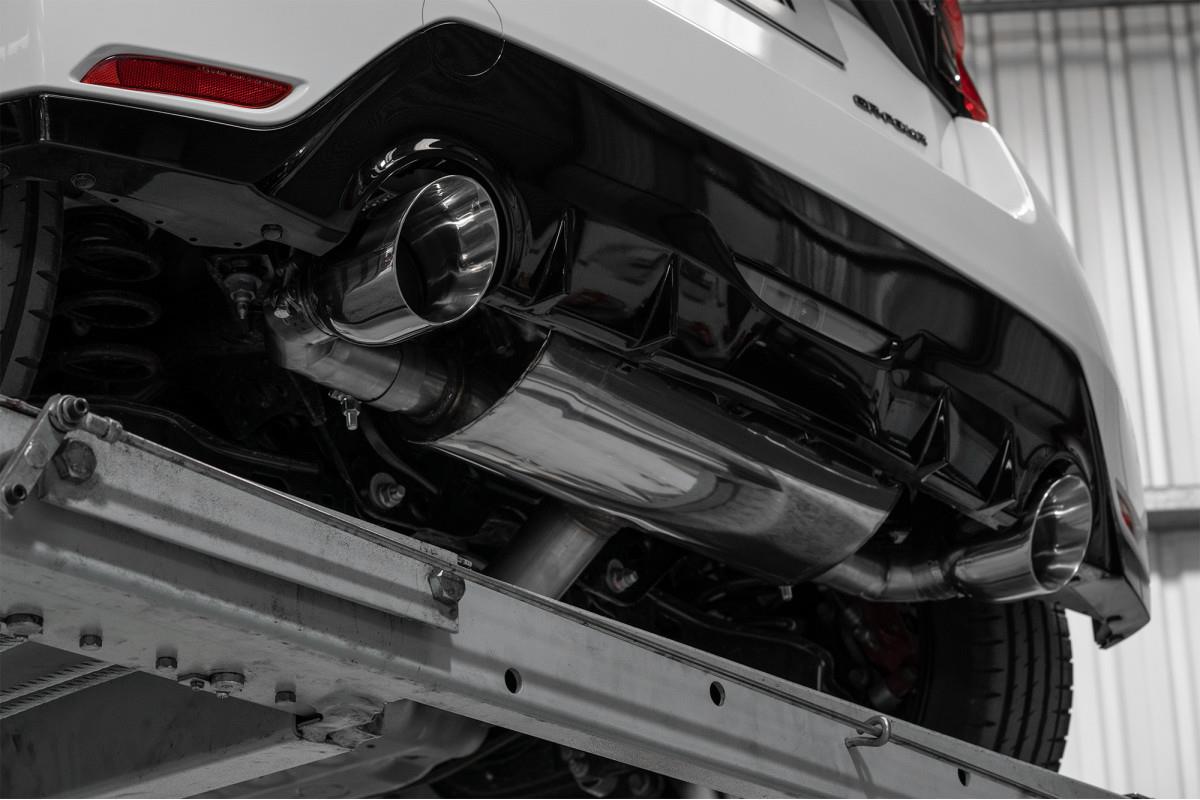 Scorpion Exhaust Resonated GPF Back System Black Toyota Yaris GR Pre-Facelift 2020-2024