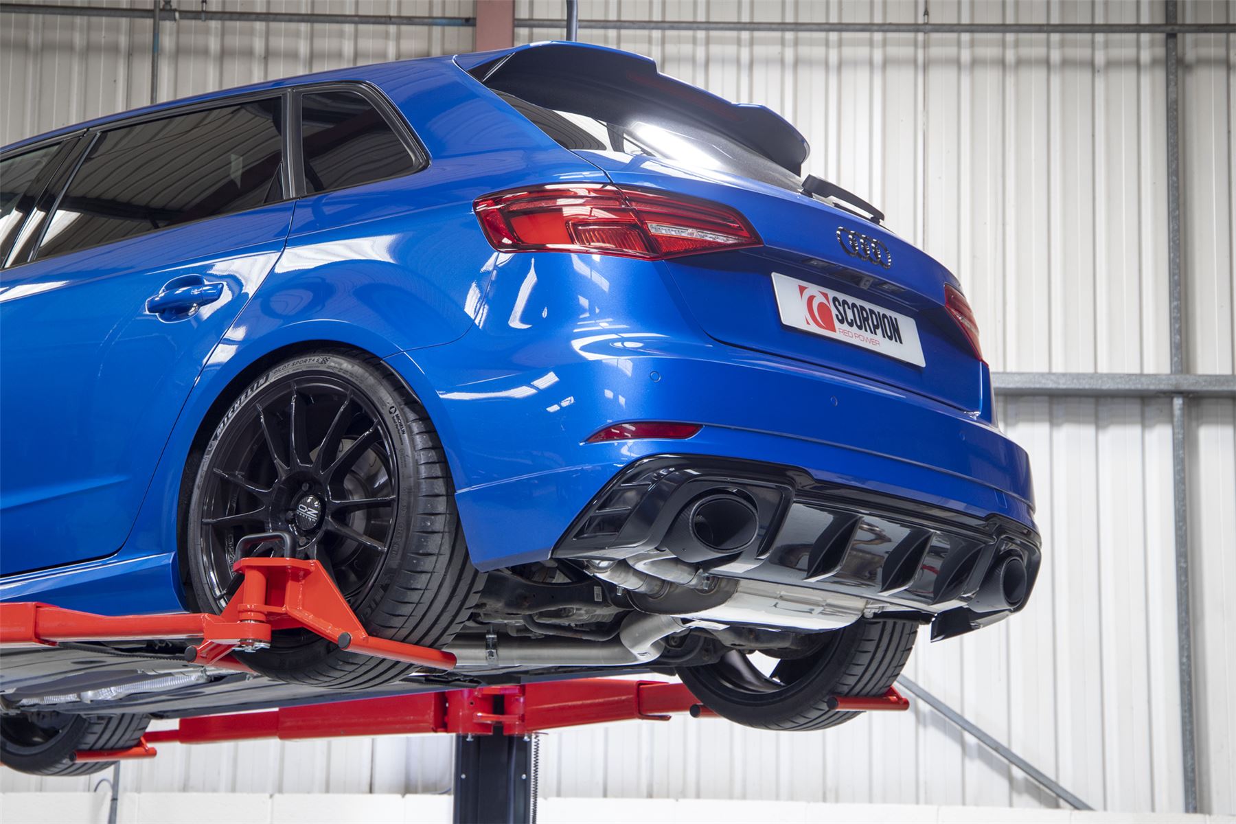 Scorpion Exhaust Resonated GPF-Back System (Valved) Audi RS3 8V Sportback Facelift GPF Model 2019-2020