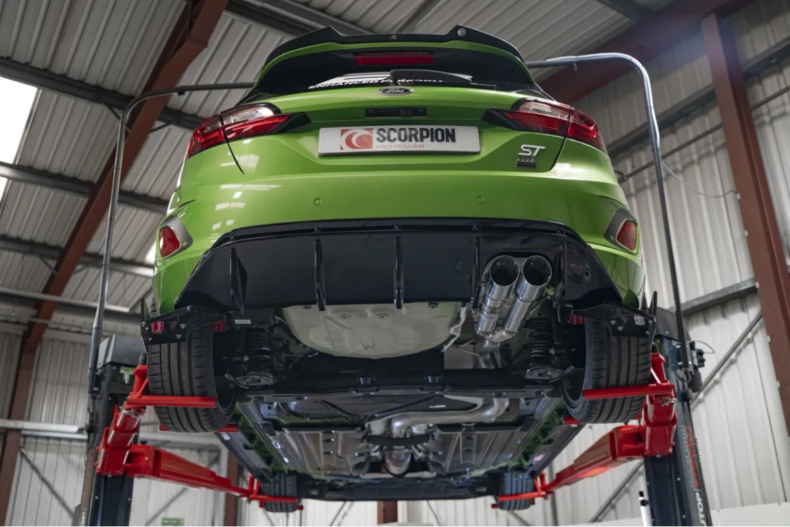 Scorpion Exhaust Predator GPF-Back System With Electronic Valve Daytona Tailpipe Ford Fiesta MK8 ST (Post September 2020) 2020-2021