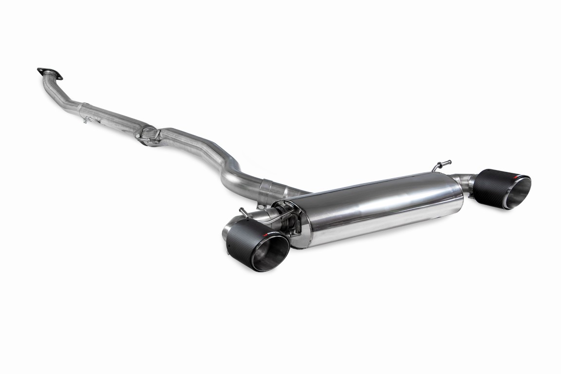 Scorpion Exhaust Non-Resonated GPF Back System Ascari Tailpipe Toyota Yaris GR Circuit Pack Pre-Facelift 2020-2024