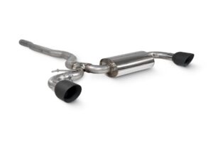 Scorpion Exhaust GPF Back Black Ceramic Trim Mini Cooper S Clubman F54 Excludes JCW and ALL4 models 2019-2024