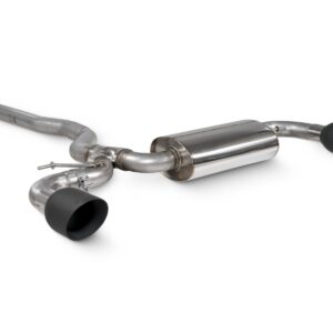 Scorpion Exhaust GPF Back Black Ceramic Trim Mini Cooper S Clubman F54 Excludes JCW and ALL4 models 2019-2024
