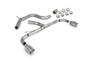 Scorpion Exhaust Non-Resonated Predator Cat-Back System Daytona Tailpipe Volkswagen Golf MK6 GTI 2.0 Tsi 2009-2013