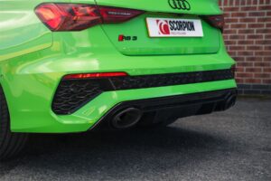 Scorpion Exhaust 170 X 120mm Carbon Fibre Ascri RS Trim (Pair) Audi RS3 8Y Saloon 2021-2026