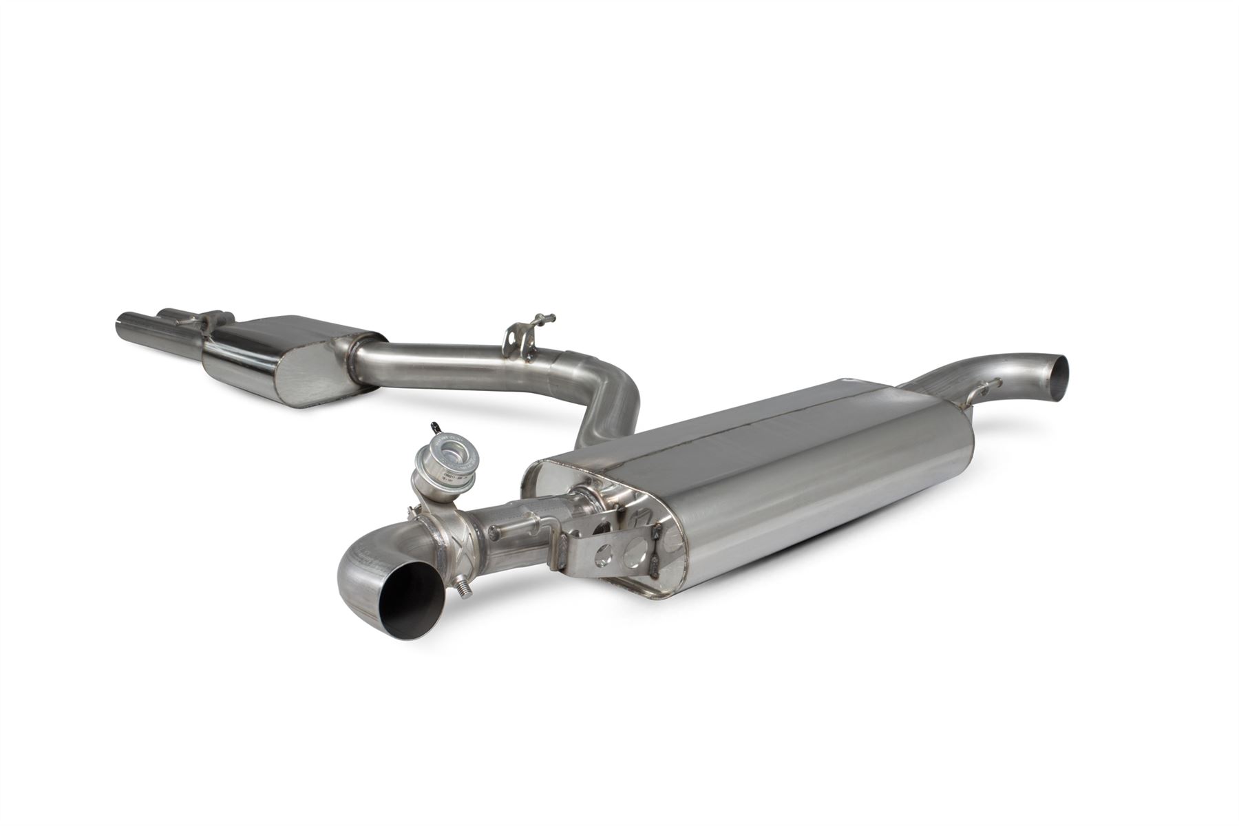 Scorpion Exhaust Res Secondary Cat-Back Valved OE Fitment Audi TT RS MK2 2009-2014