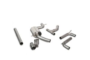 Scorpion Exhaust Non-Resonated GPF-Back System Daytona Tailpipe Volkswagen Golf Mk7.5 GTI TCR GPF Model 2019-2020