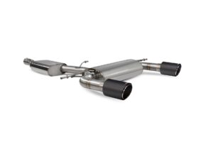 Scorpion Exhaust Res Cat-Back No-Valves(Black) Audi TT MK3 2.0 TFSi Quattro Coupe Non-GPF Model 2014-2019