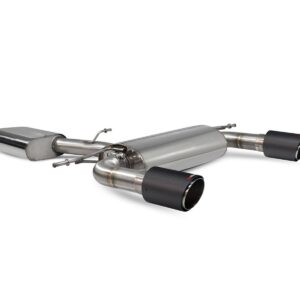 Scorpion Exhaust Res Cat-Back No-Valves(Black) Audi TT MK3 2.0 TFSi Quattro Coupe Non-GPF Model 2014-2019