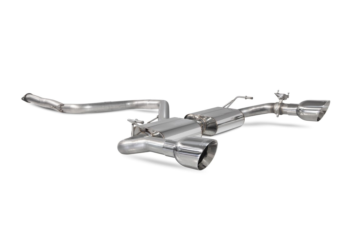 Scorpion Exhaust Non-Resonated GPF-Back With Electronic Valve Daytona Tailpipe Hyundai i30N Performance GPF Model 2019-2022